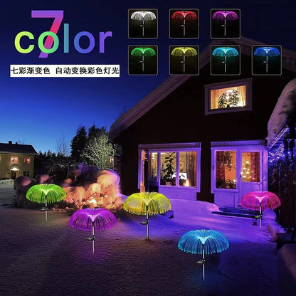 🎄Lampes solaires changeantes en forme de méduse pour jardin Chikalabs