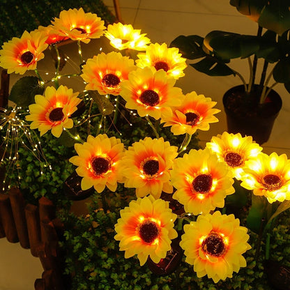🔥LAST DAY SALE🌻Chikalabs Garden Waterproof Solar Sunflower Light🔥
