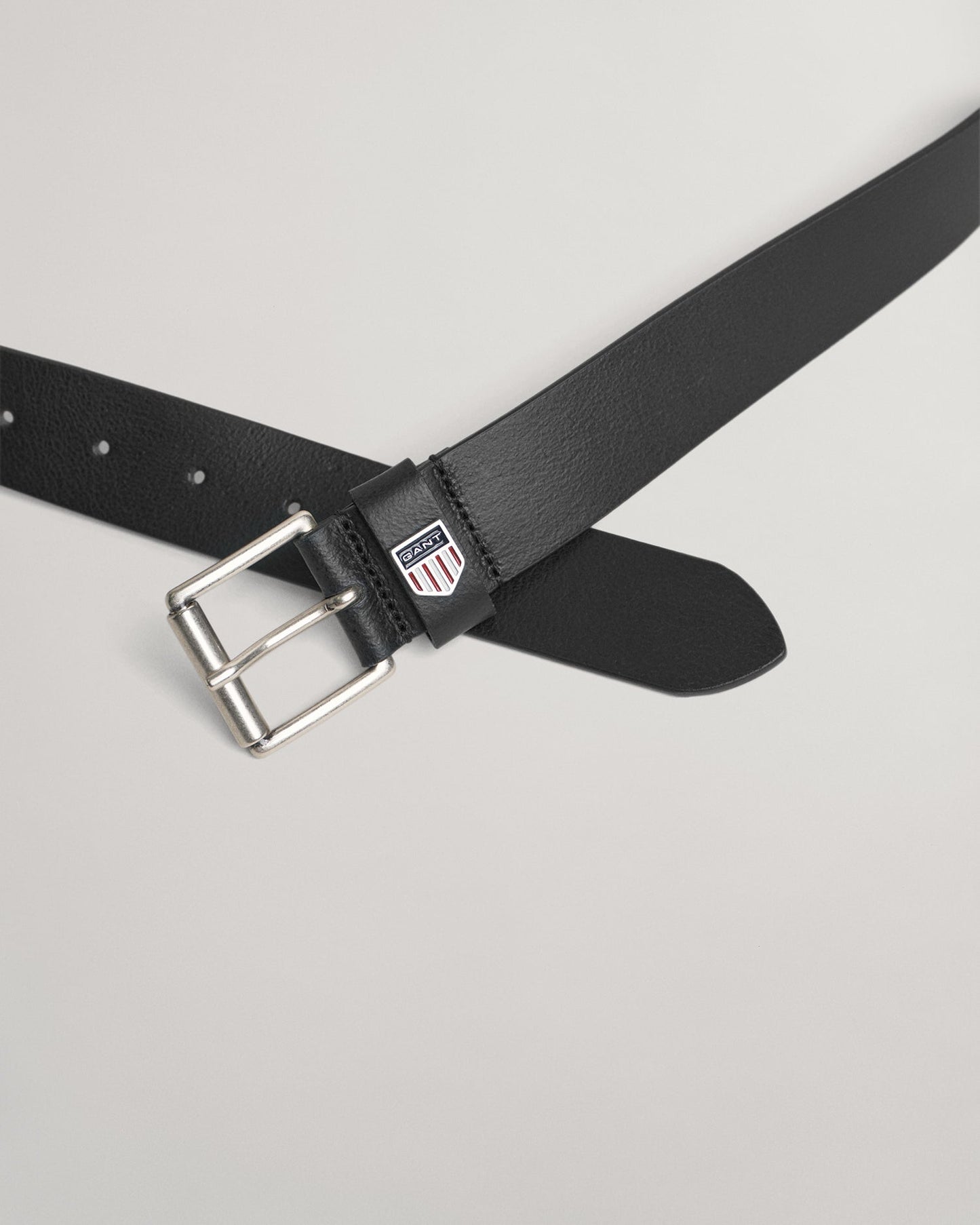 Ceinture en cuir rétro pour homme - NOIR 