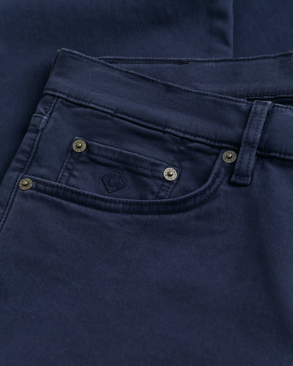 Jean Desert coupe classique pour homme - MARINE 