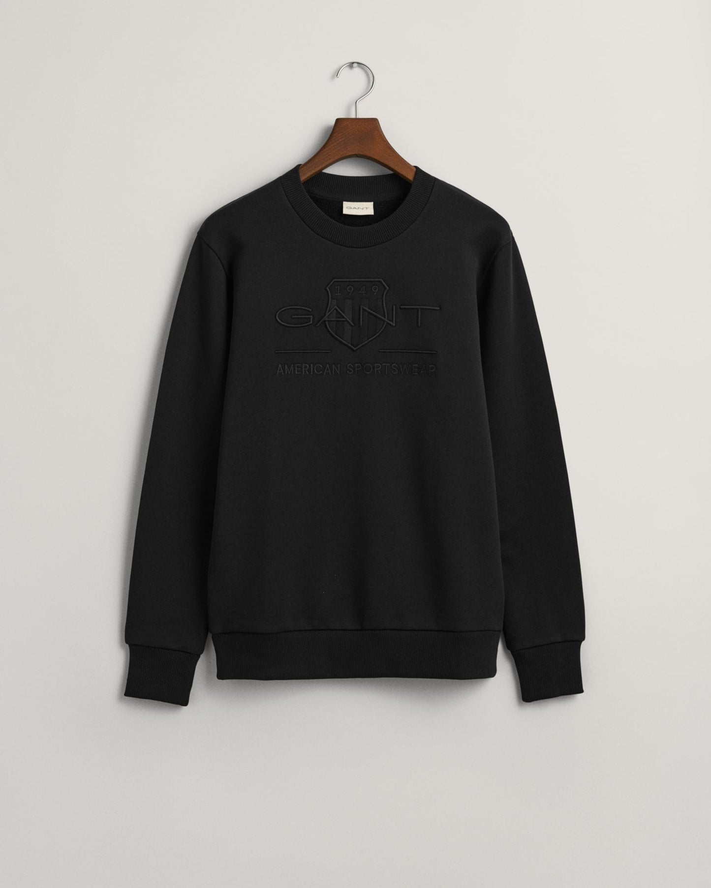 Sweat-shirt ras du cou Tonal Shield pour homme - NOIR 