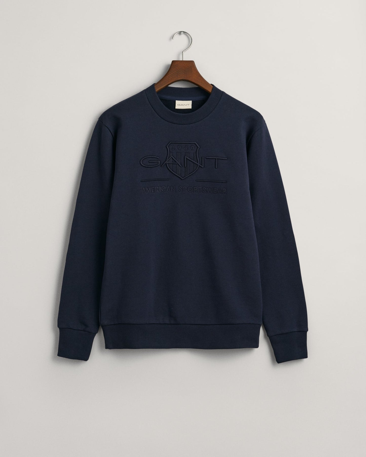Sweat-shirt ras du cou Tonal Shield pour homme - BLEU SOIR 