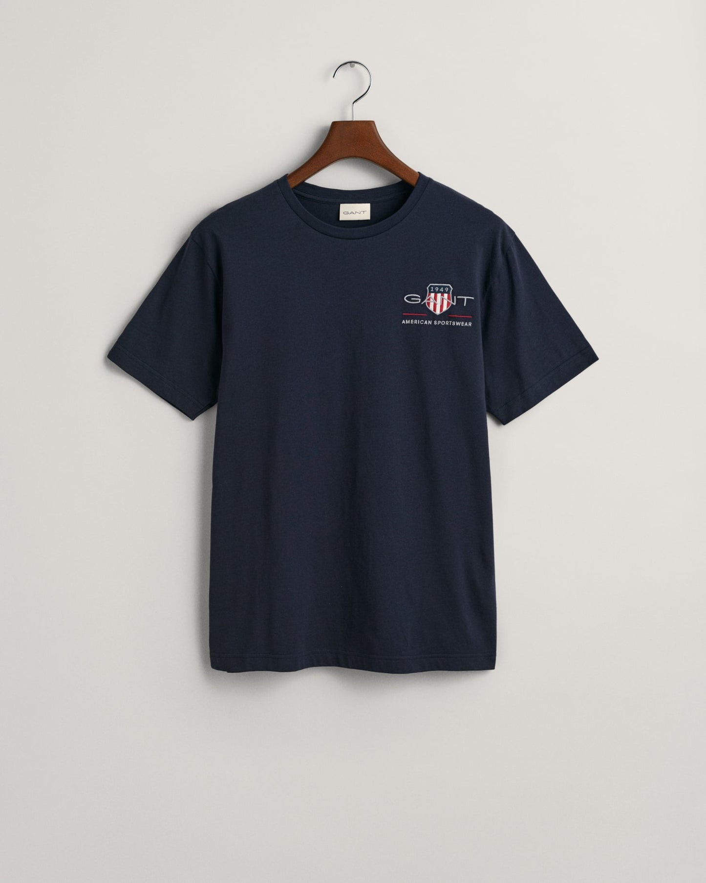 T-shirt homme brodé Archive Shield - BLEU SOIR 