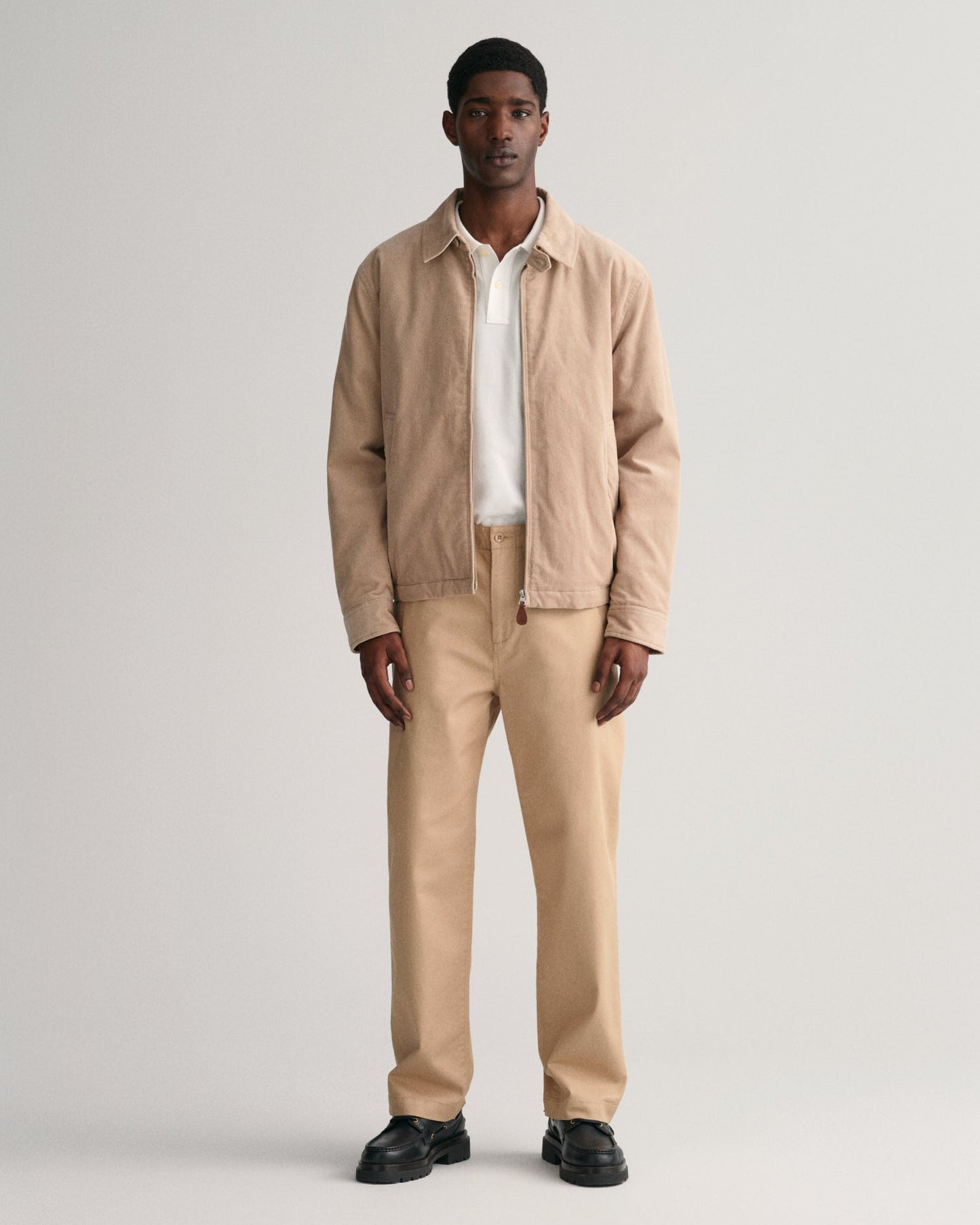 Polo piqué coupe standard pour homme - BLANC 