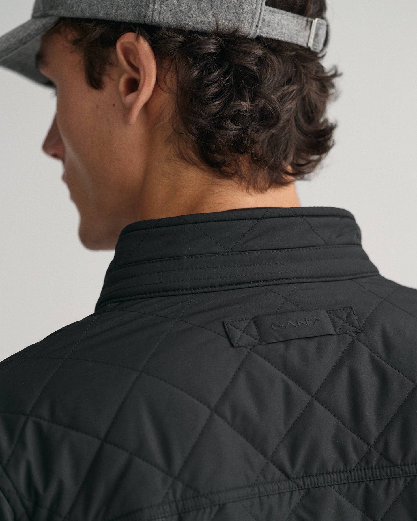 Coupe-vent matelassé pour homme - NOIR 