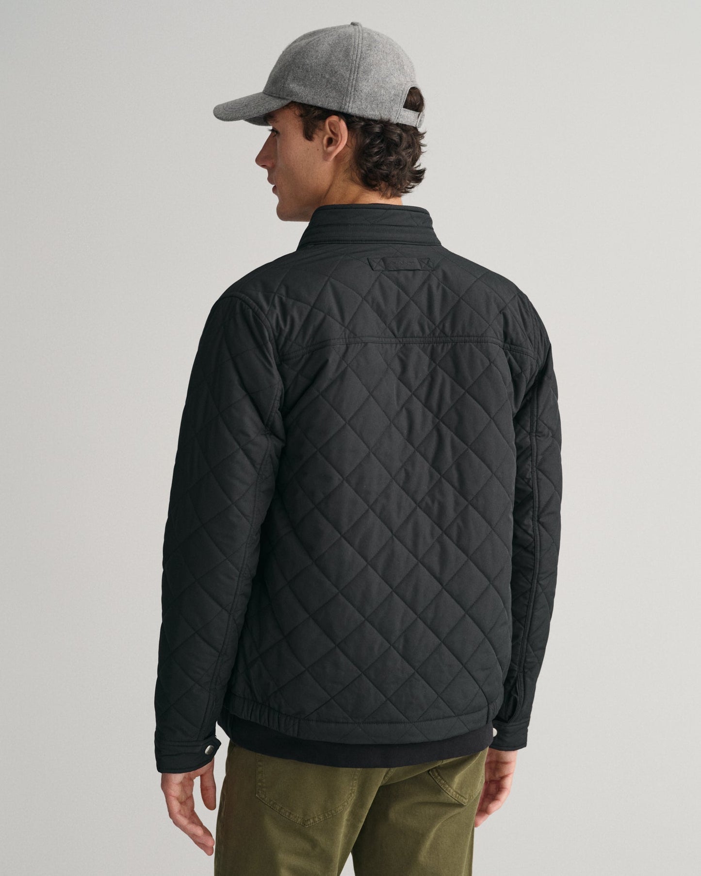 Coupe-vent matelassé pour homme - NOIR 