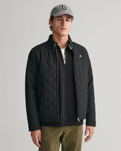 Coupe-vent matelassé pour homme - NOIR 