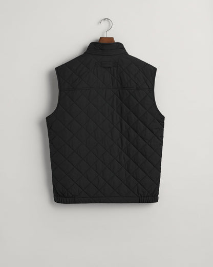 Gilet coupe-vent matelassé pour homme - NOIR 