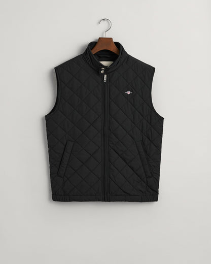 Gilet coupe-vent matelassé pour homme - NOIR 