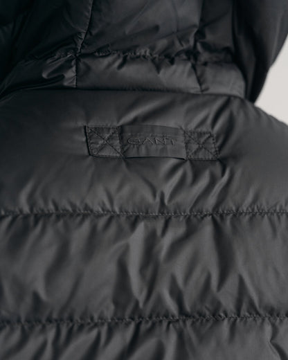 Doudoune légère à capuche pour homme - NOIR 