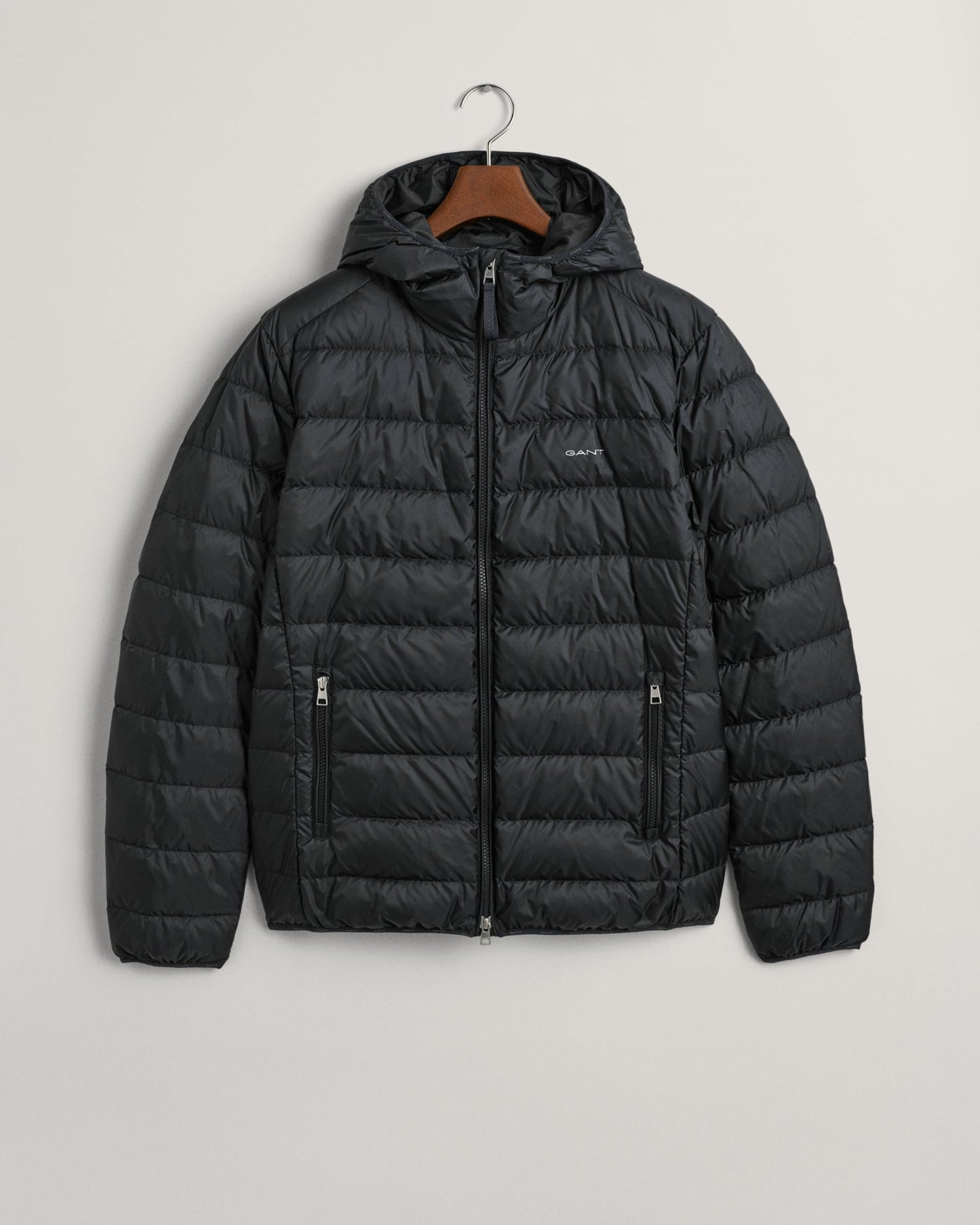 Doudoune légère à capuche pour homme - NOIR 