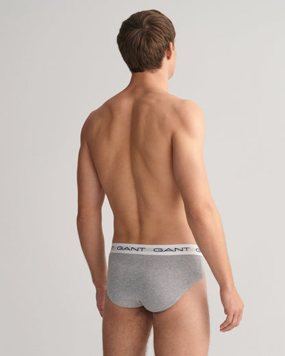 Lot de 3 slips pour homme - Gris chiné 