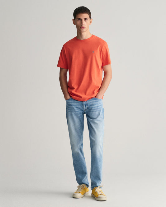 Men's Shield T-Shirt - BURNT ORANGE