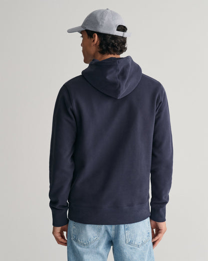 Sweat à capuche Arch Script pour homme - BLEU SOIR 