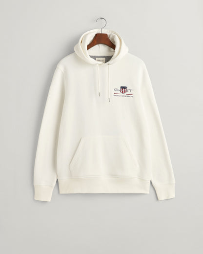 Sweat à capuche Archive Shield pour homme de taille moyenne - Coquille d'œuf 