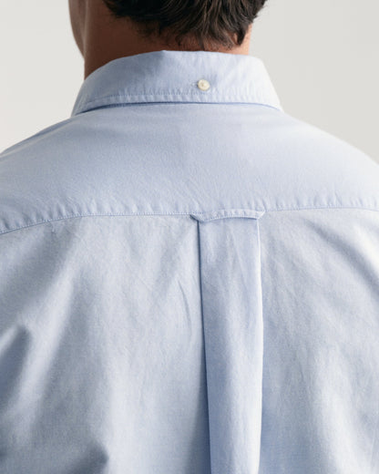 Men's Regular Fit Oxford Short Sleeve Shirt - LIGHT BLUE