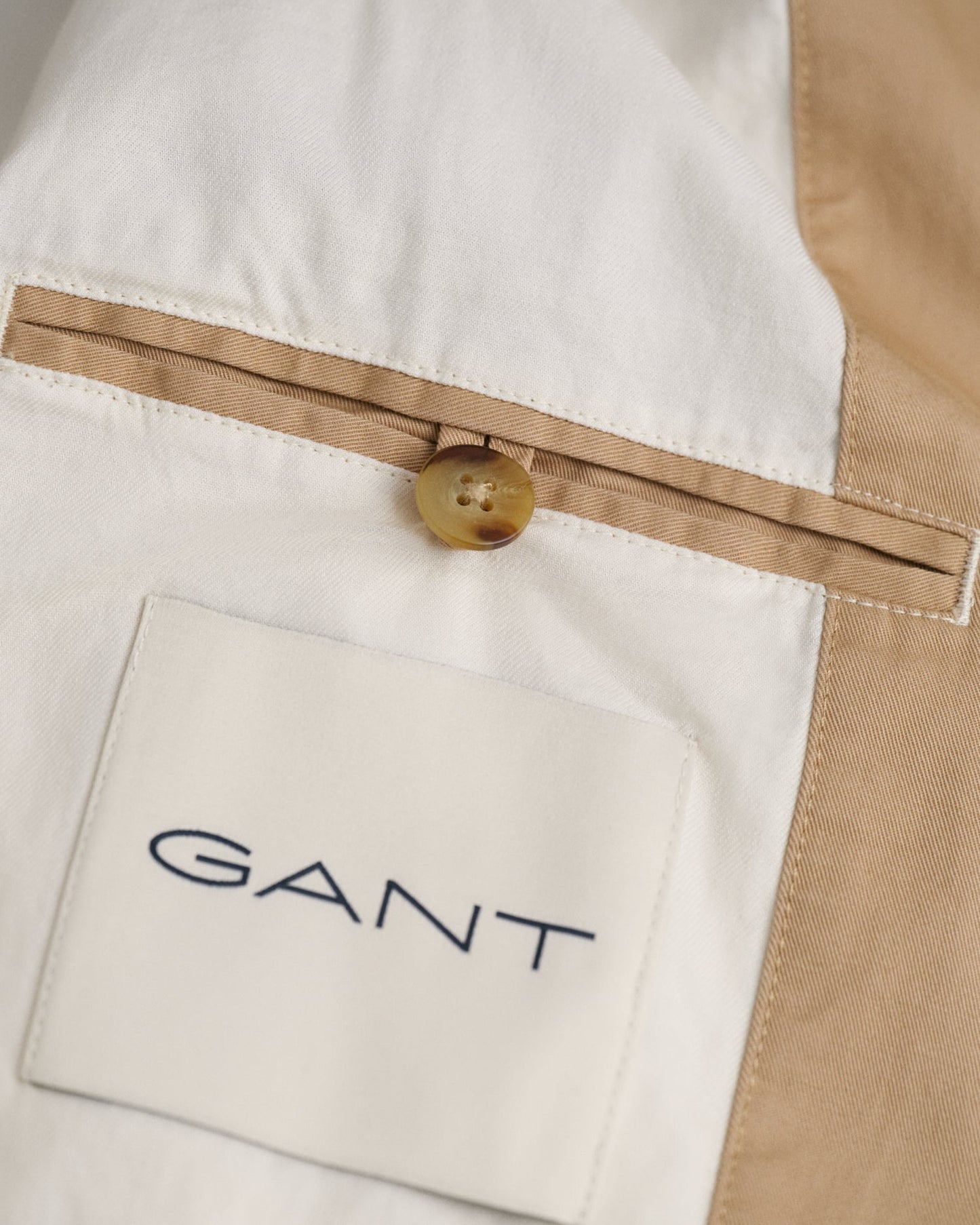 Coupe-vent en coton pour homme - KAKI FONCÉ 