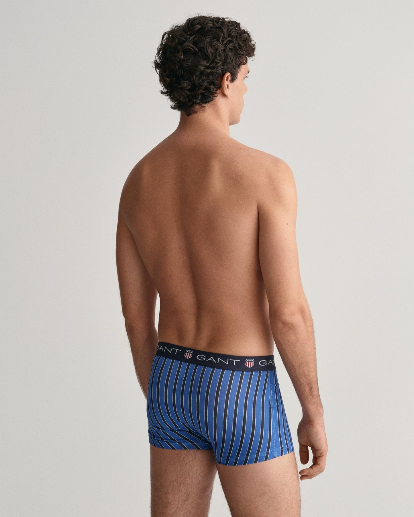 Lot de 3 boxers rayés pour homme - BLEU SOIR 