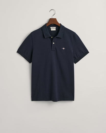 Polo piqué coupe standard pour homme - Bleu soir 
