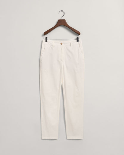 Women's Slim Fit Chinos - EGGSHELL