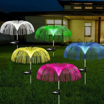 🎄Lampes solaires changeantes en forme de méduse pour jardin Chikalabs