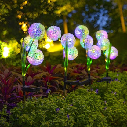 💐Chikalabs Garten Solar Löwenzahn Lichter