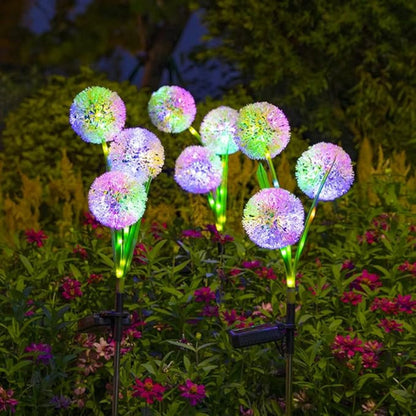 💐Chikalabs Garten Solar Löwenzahn Lichter