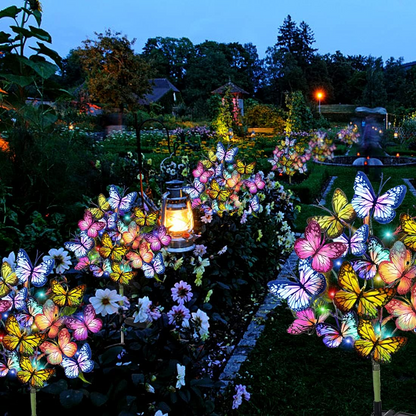 Chikalabs Solar-Blumenlichter für den Garten im Freien