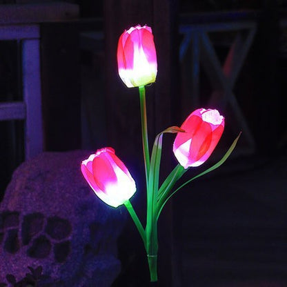 Chikalabs Solar-Blumenlichter für den Garten im Freien
