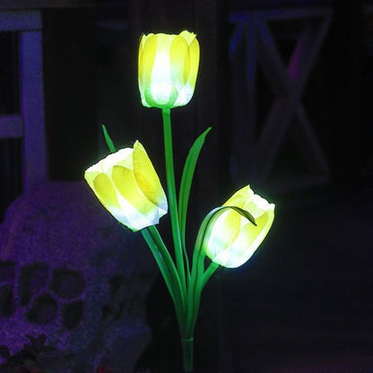 Chikalabs Solar-Blumenlichter für den Garten im Freien