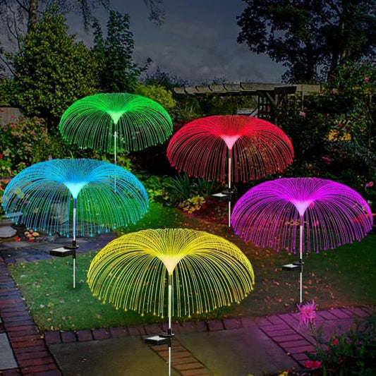 🎄Lampes solaires changeantes en forme de méduse pour jardin Chikalabs