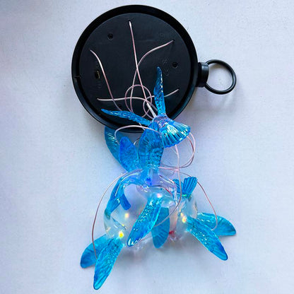 🦋 Beautify Your Garden 2025- ✨Chikalabs Creative Hummingbird Solar Wind Chimes