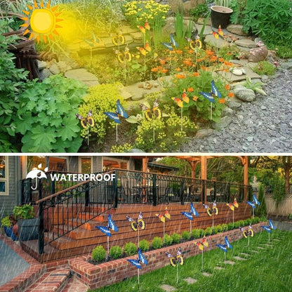 [Last Day -49%OFF]Chikalabs Garden Decor Solar  Butterfly Lights