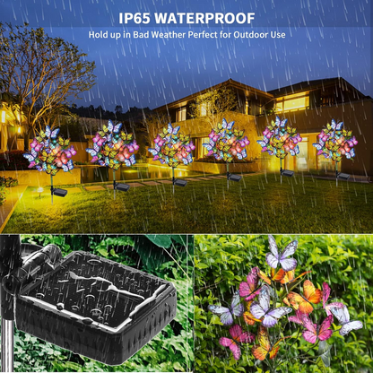 Chikalabs Solar-Blumenlichter für den Garten im Freien
