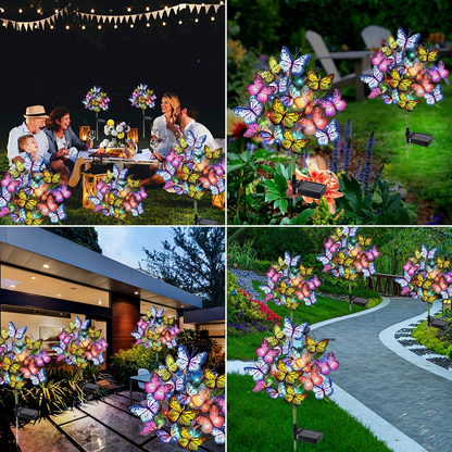 Chikalabs Solar-Blumenlichter für den Garten im Freien