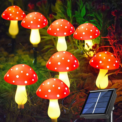 🍄Chikalabs Garden Lampe solaire colorée en forme de champignons