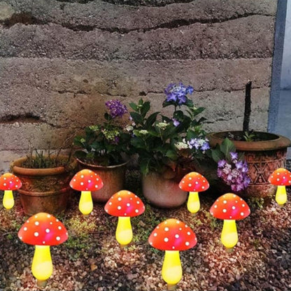 🍄Chikalabs Garden Lampe solaire colorée en forme de champignons