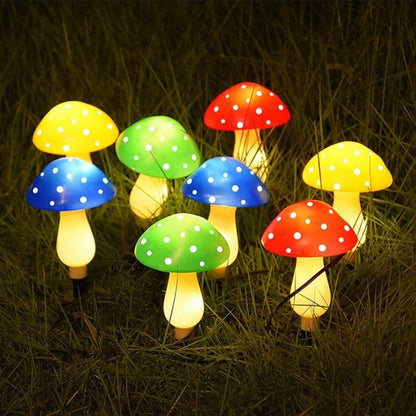 🍄Chikalabs Garden Lampe solaire colorée en forme de champignons