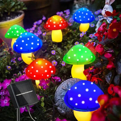 🍄Chikalabs Garden Lampe solaire colorée en forme de champignons