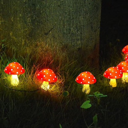 🍄Chikalabs Garden Lampe solaire colorée en forme de champignons