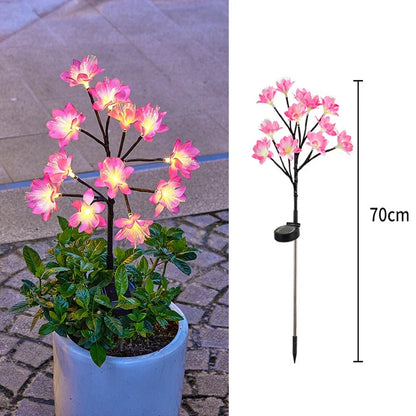 🌺Chikalabs Garden Camellia Solar Flower Lights