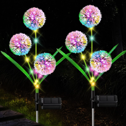 💐Chikalabs Garten Solar Löwenzahn Lichter