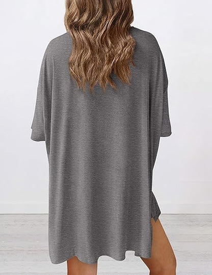 🔥Last Day 49% OFF - Women's Oversized Casual T-Shirt Shorts Suit Stretch Two-Piece Set