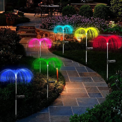 🎄Lampes solaires changeantes en forme de méduse pour jardin Chikalabs
