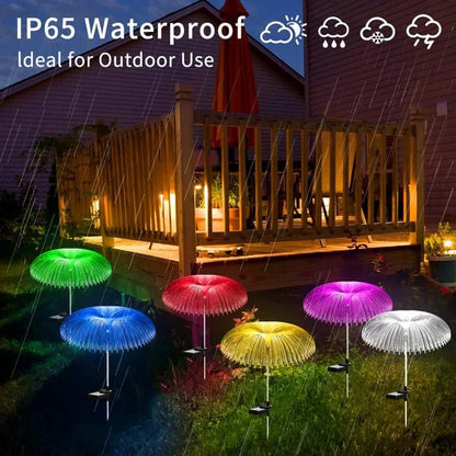 🎄Lampes solaires changeantes en forme de méduse pour jardin Chikalabs