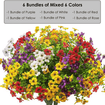 💖Chikalabs Exquisite UV Resistant Colorful Artificial Flowers