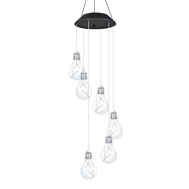 🔥2025 BEST GIFT TO FAMILY🔥Colorful LED Solar-Powered Light Bulb Wind Chimes