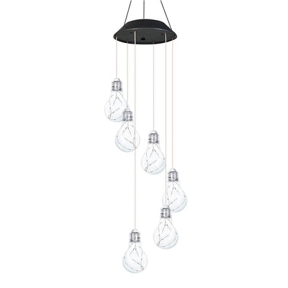 🔥2025 BEST GIFT TO FAMILY🔥Colorful LED Solar-Powered Light Bulb Wind Chimes