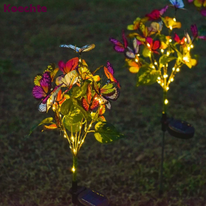 Chikalabs Solar-Blumenlichter für den Garten im Freien