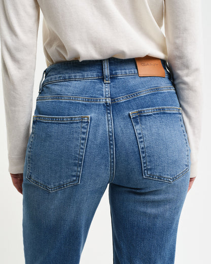 Slim Fit Flared Jeans